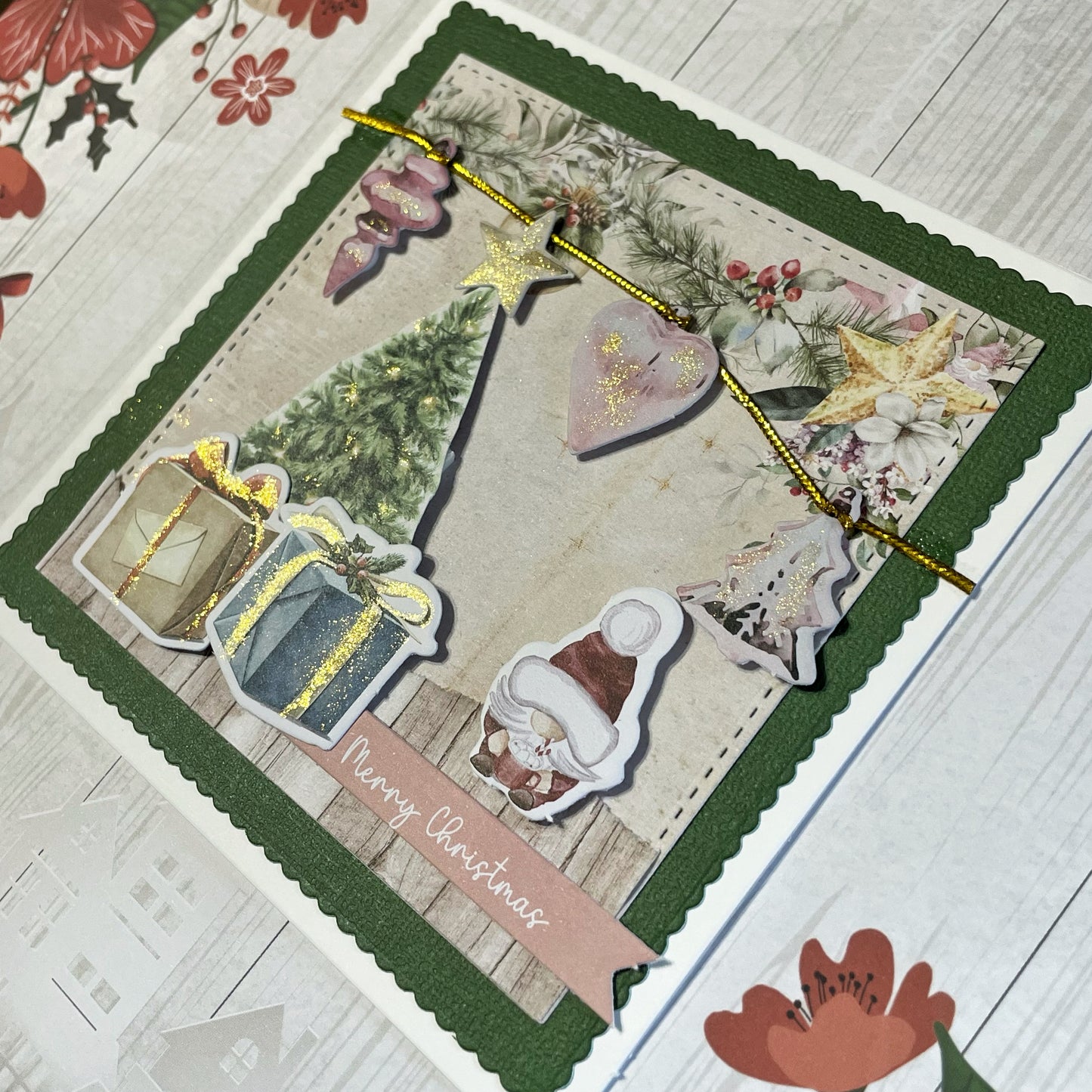 Merry Christmas Decor Card