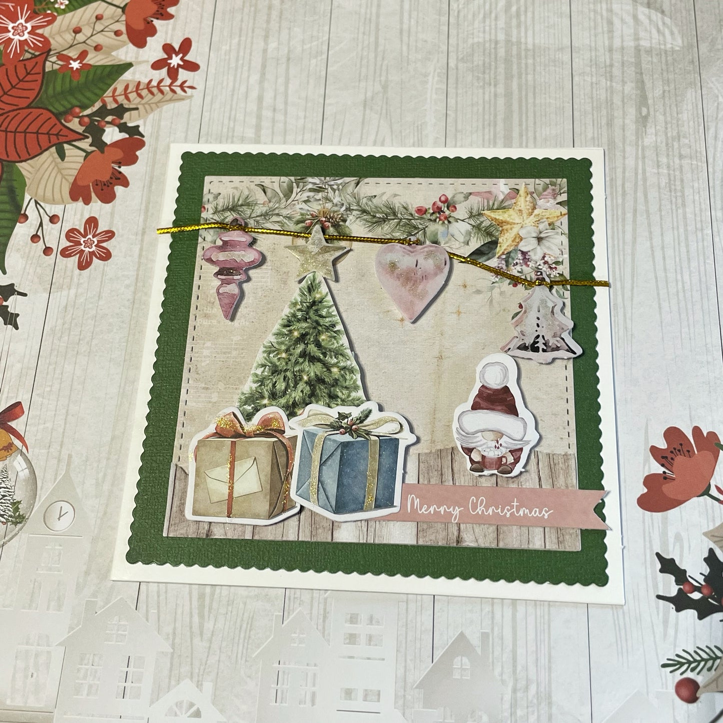Merry Christmas Decor Card