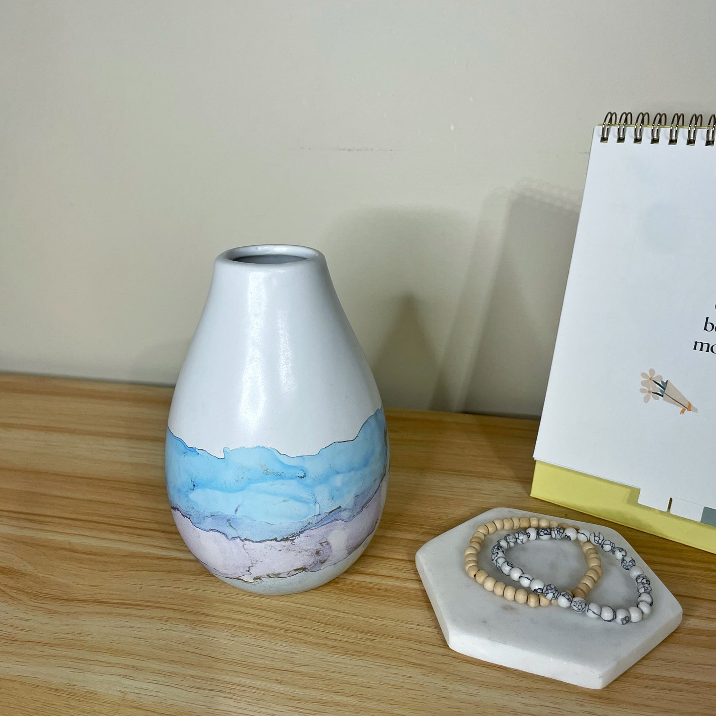Blue, Purple and Light Blue Medium Vase