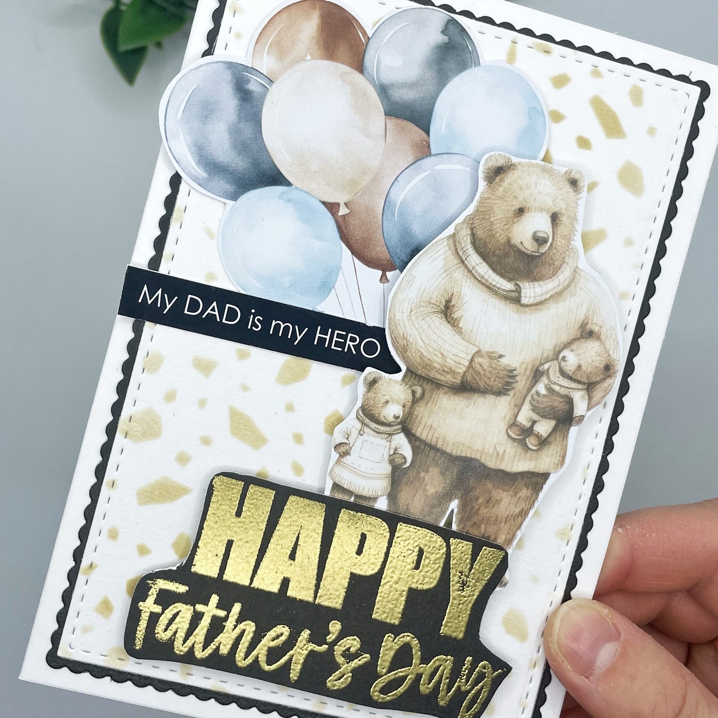 My Dad Is My Hero Father's Day Card