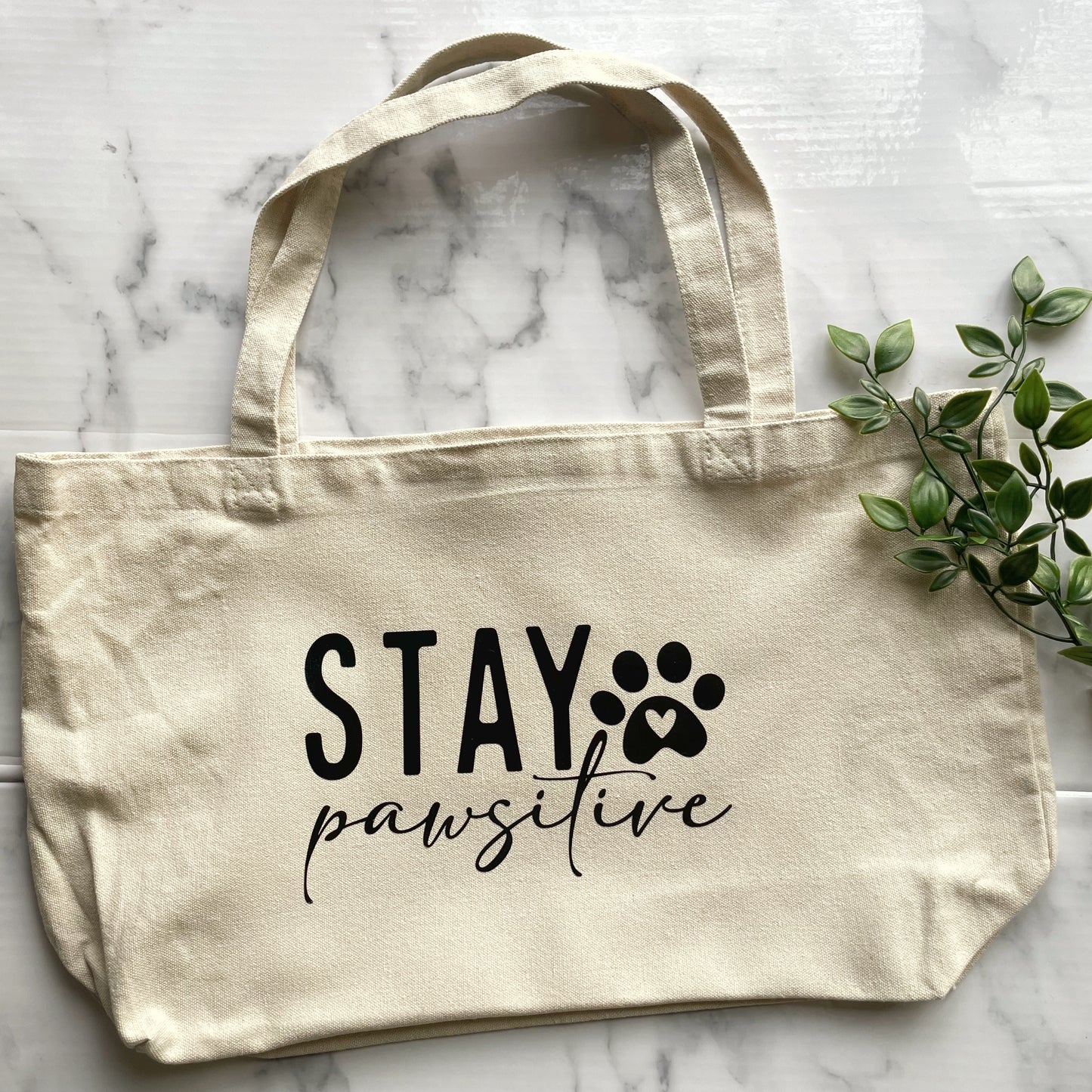 Stay Pawsitive - Tote Bag