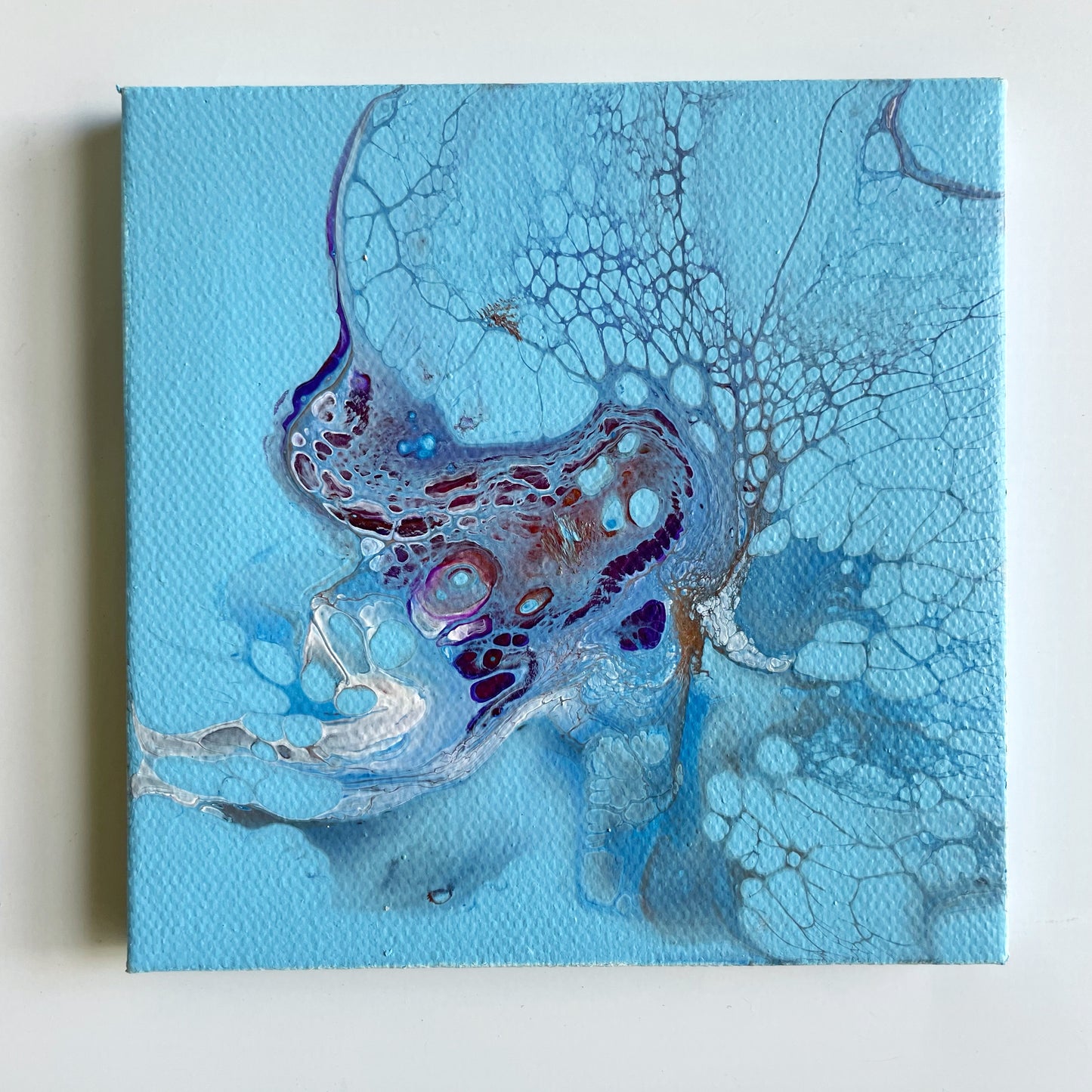 Acrylic Pour Canvas Magnet
