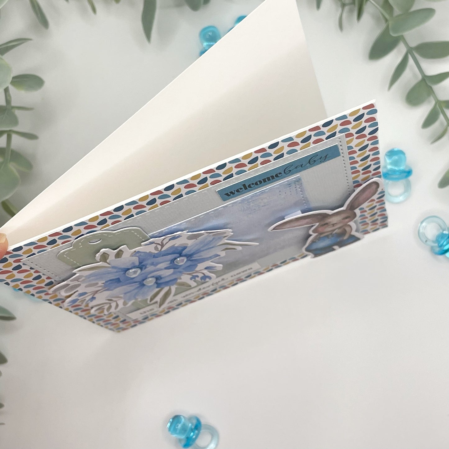 Most Wonderful News Baby Boy Card