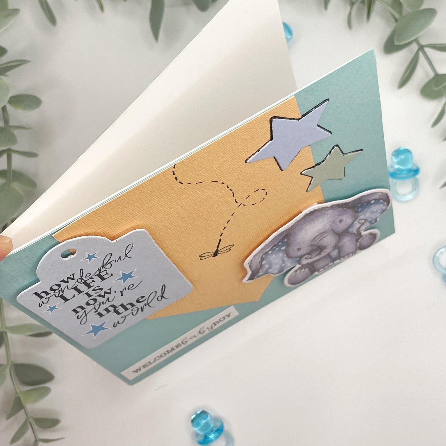 How Wonderful Life Is Baby Boy Card