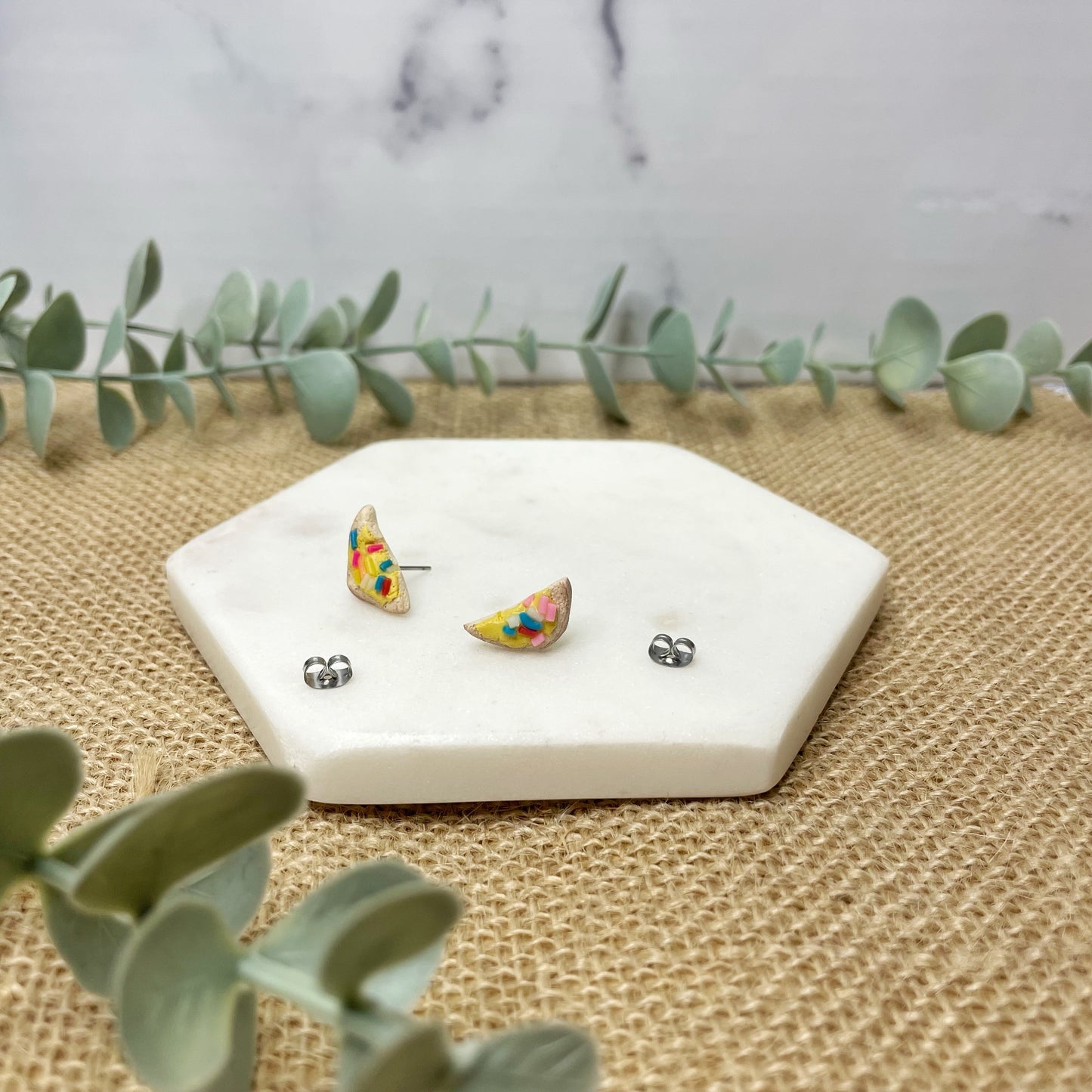 Fairy Bread Halves Studs