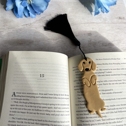 Cream Dachshund Bookmark