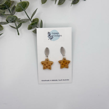 Star Biscuit Dangles