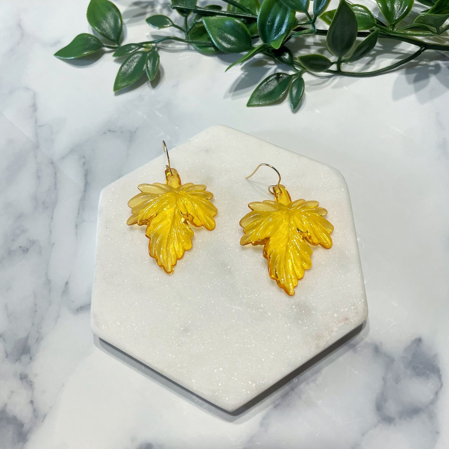 Yellow Leaf Dangles