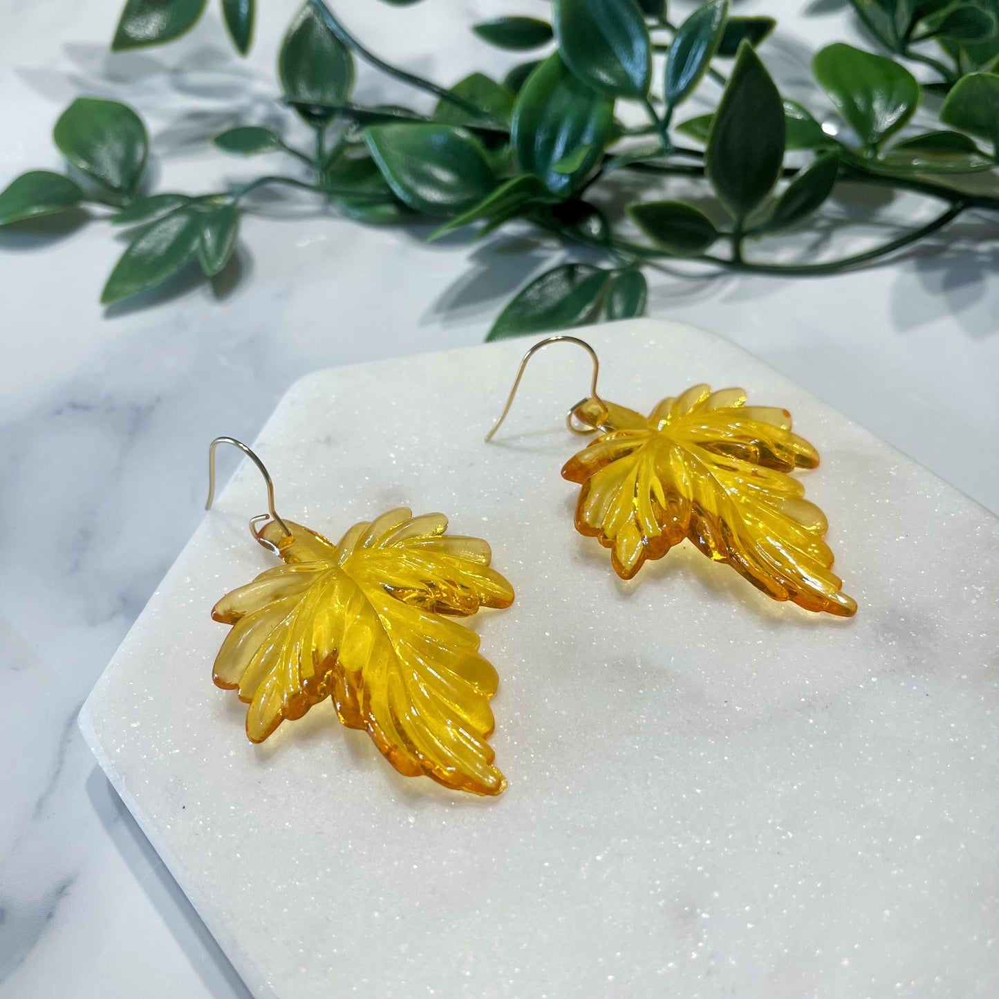 Yellow Leaf Dangles