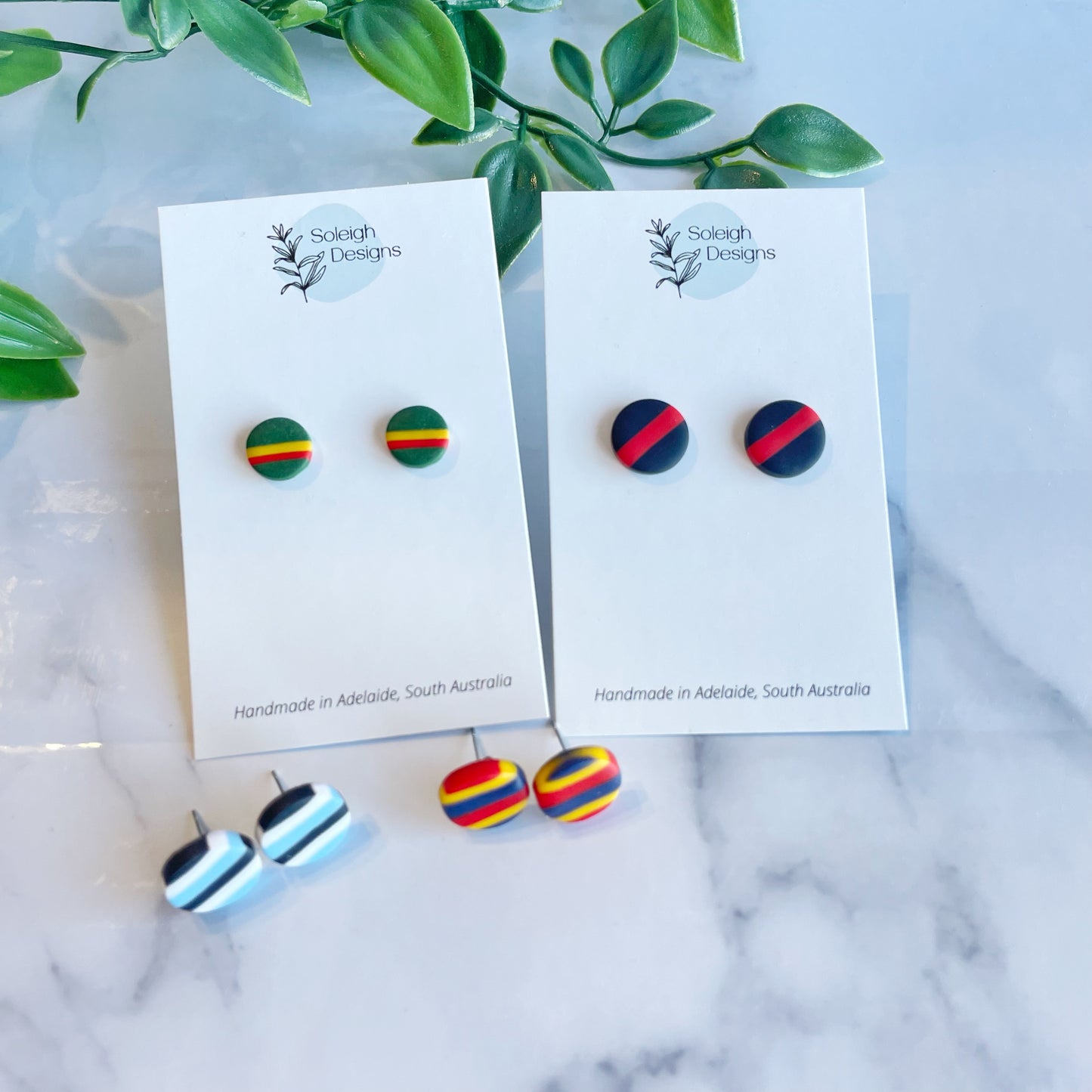 Custom Stripe Studs