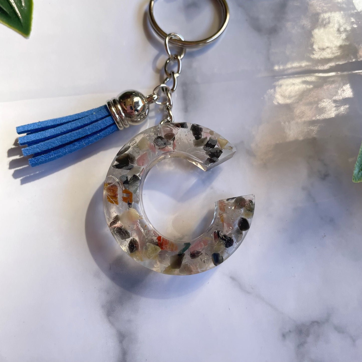 C Keyring - Crushed Stones