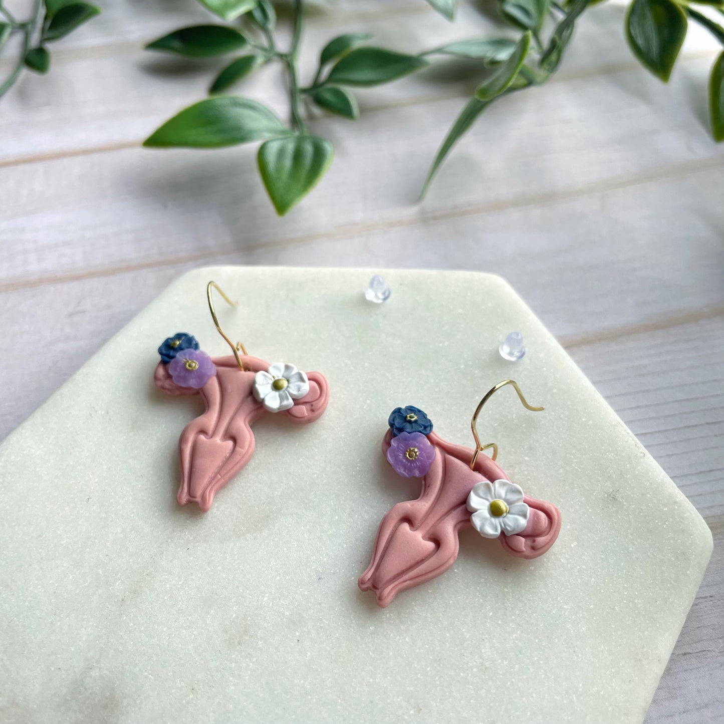 Floral Uterus Dangles