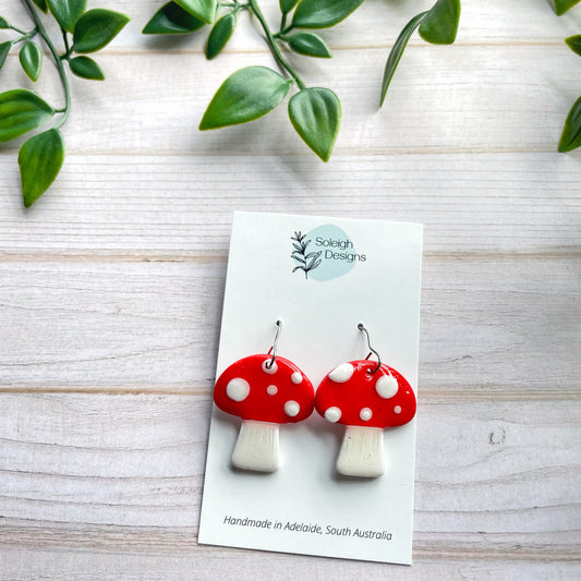 Red Mushroom Dangles