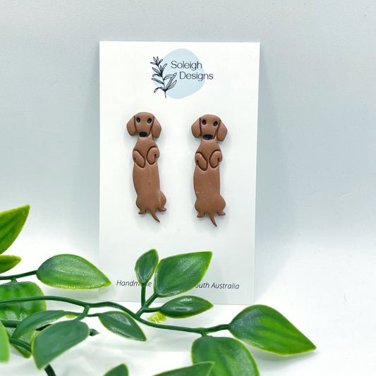 Dachshund Stud Earrings