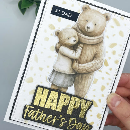 #1 Dad Father's Day Card