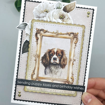 Puppy Kisses and Birthday Wishes Card