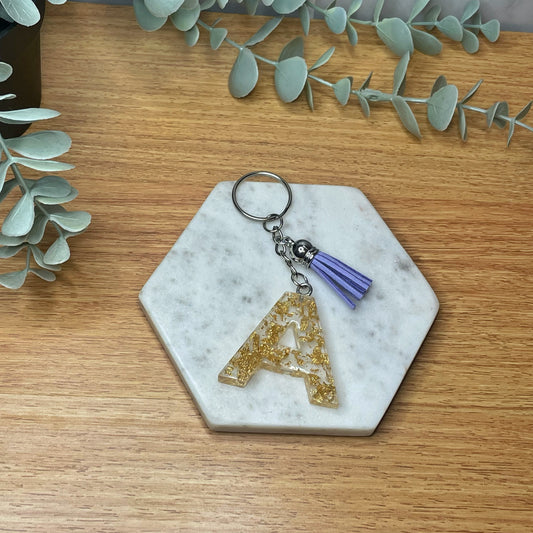 A Keyring - Gold Speck