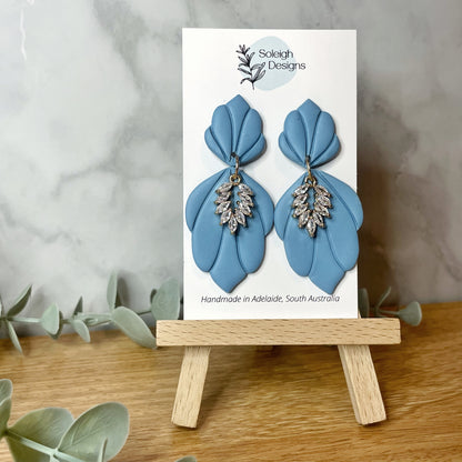 Blue Crystal Dangles