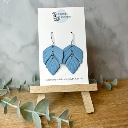 Blue Leaf Dangles