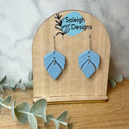 Blue Leaf Dangles