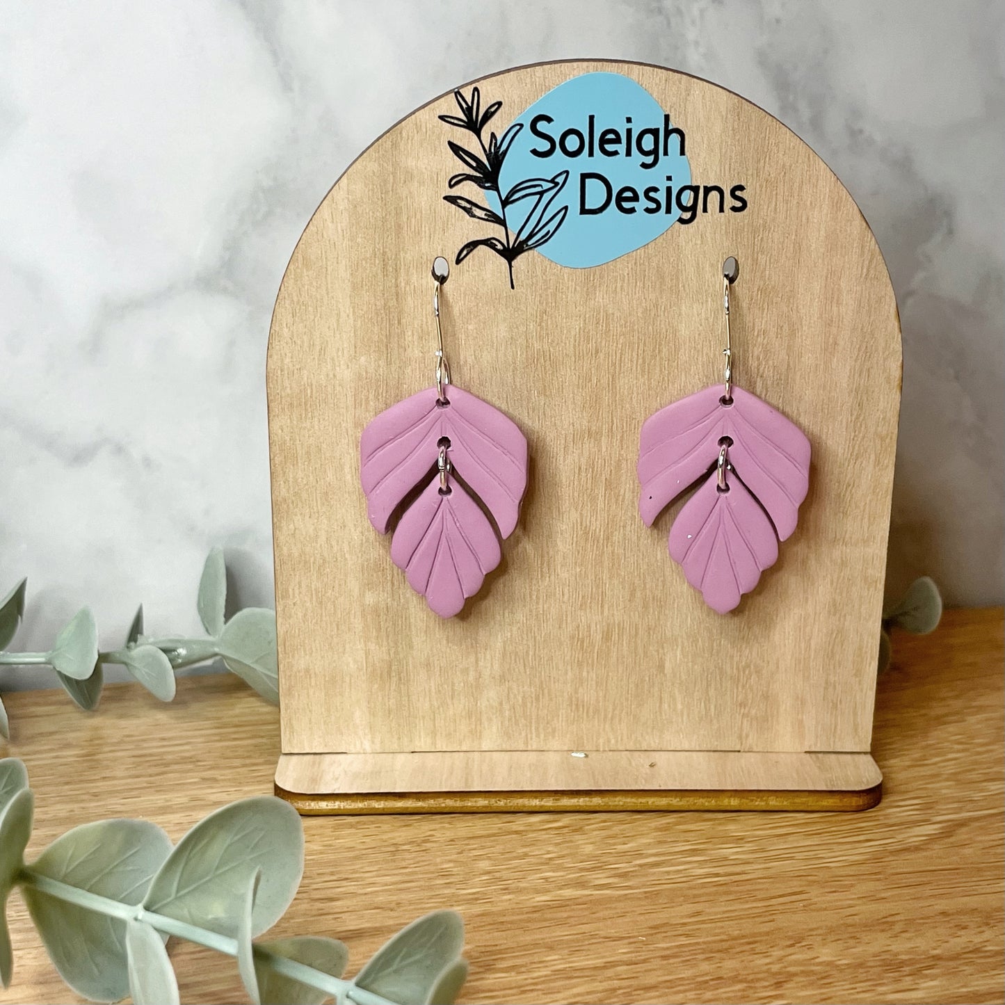 Purple Leaf Dangles