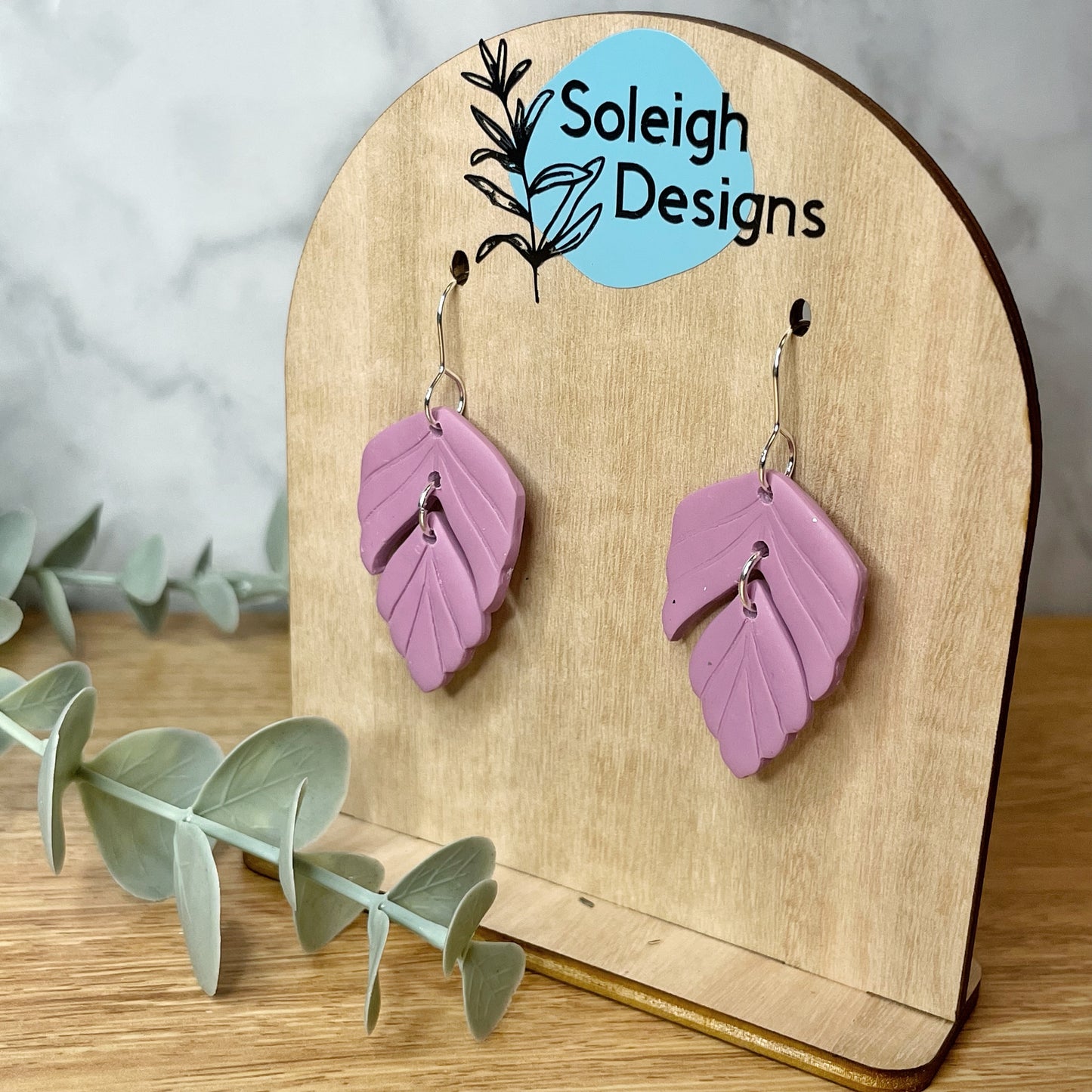 Purple Leaf Dangles