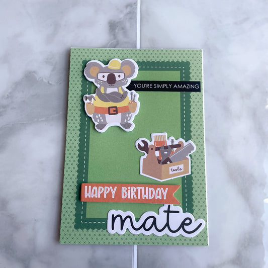 Happy Birthday Mate Card