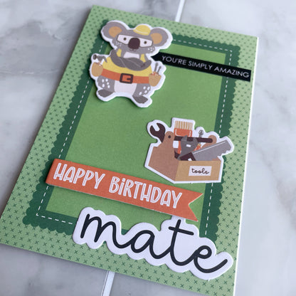 Happy Birthday Mate Card