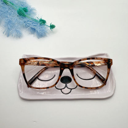 Lilac Dog Glasses Tray