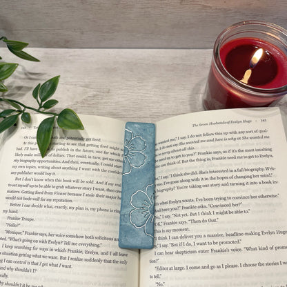 Light Blue Clay Bookmark