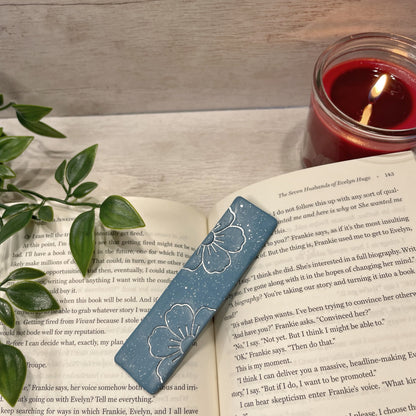 Blue Clay Bookmark