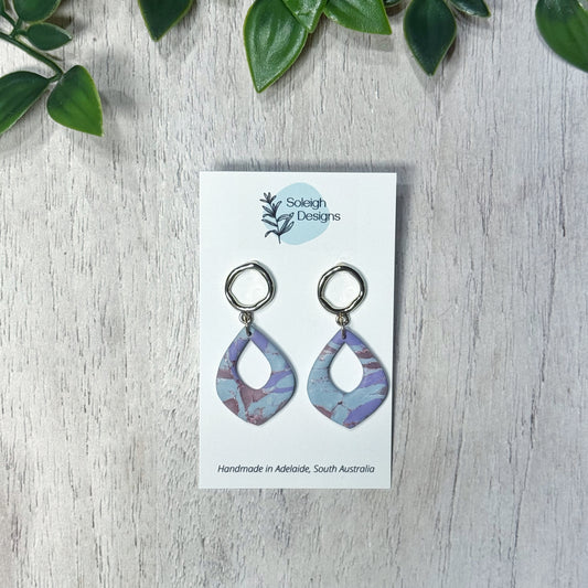 Blue Marble Organic Dangle