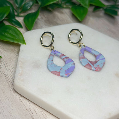 Blue Marble Organic Dangle