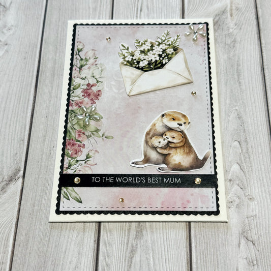 To The World's Best Mum Otter Card