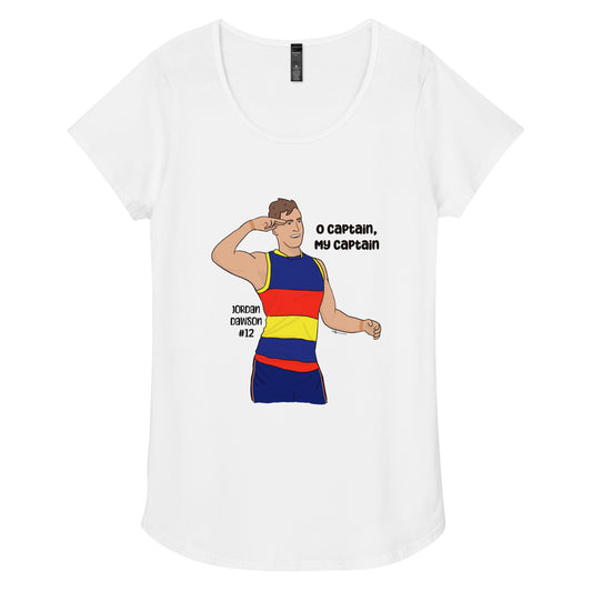 O Captain My Captain - Round Neck Tee