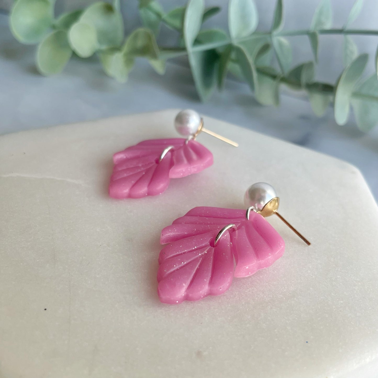 Elegant Pink Dangles