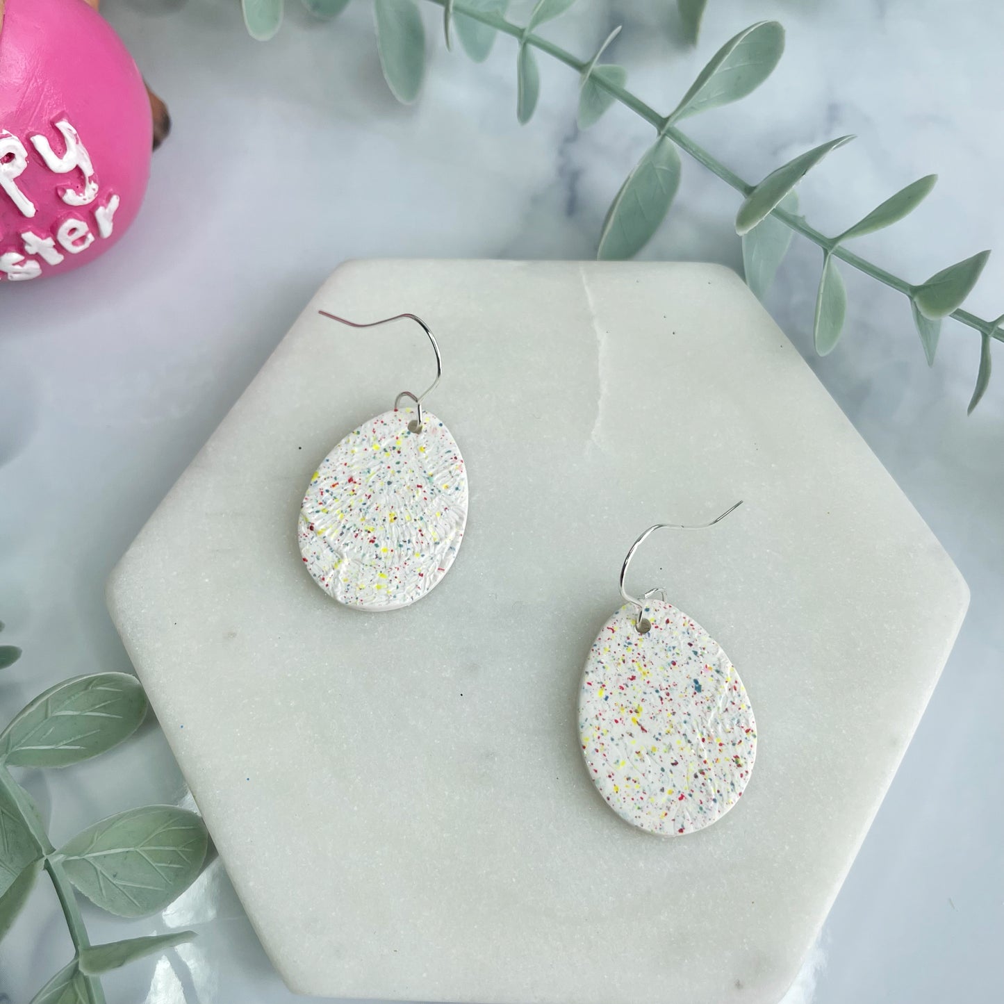 Speckled Egg Dangles