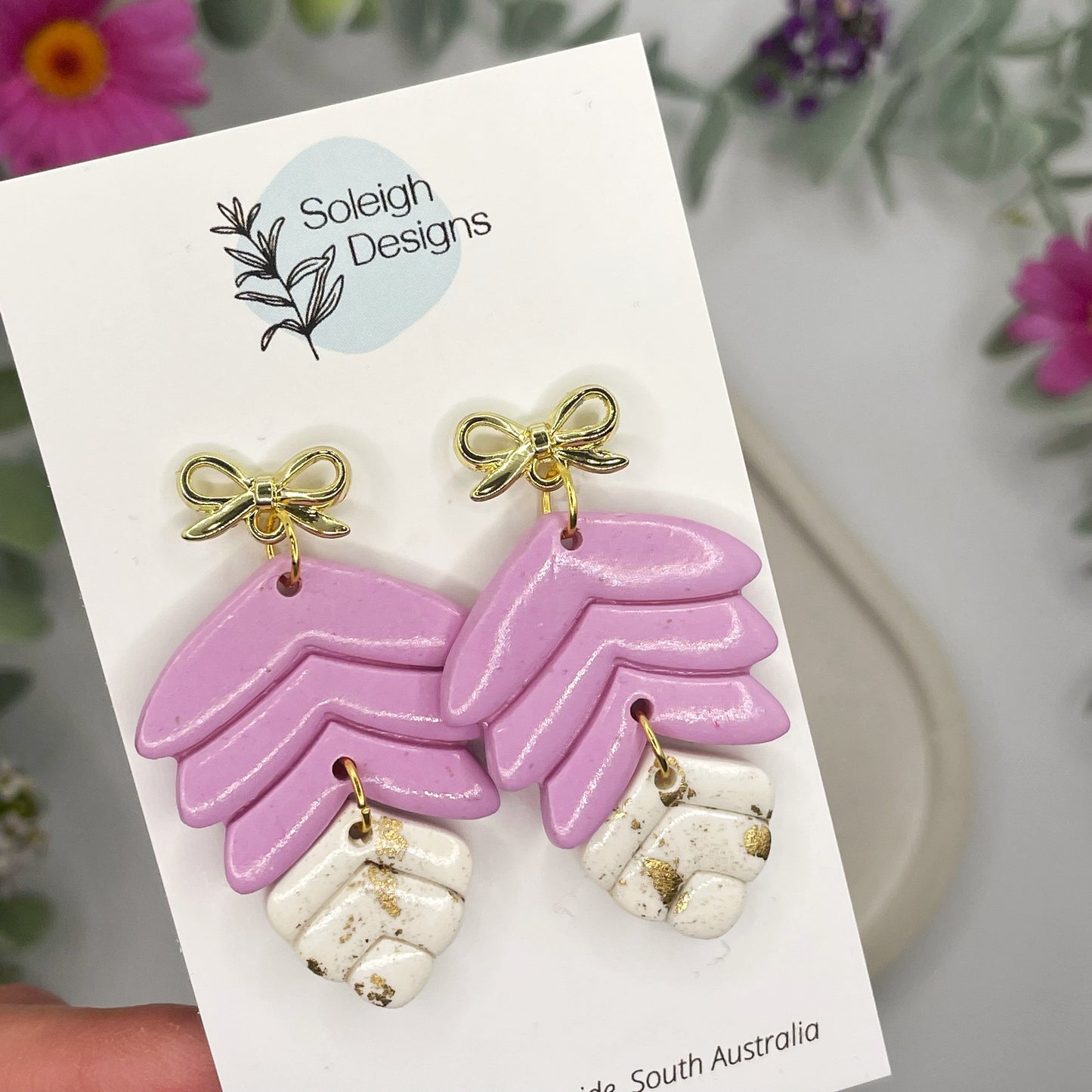 Pretty in Pink Dangles