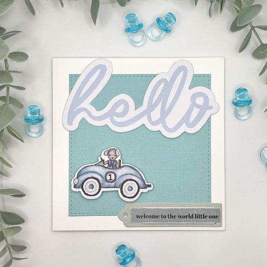 Hello Little One Baby Card