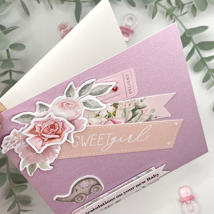 Sweet Girl Baby Card