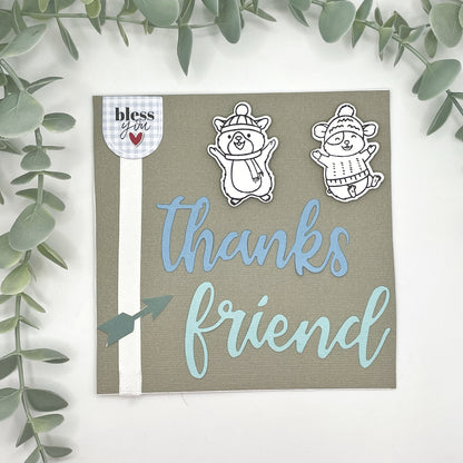 Thanks Friend Card