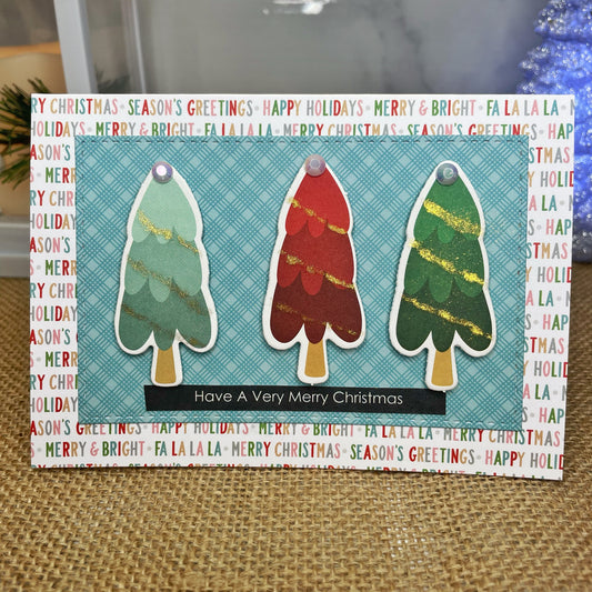 Merry Christmas Tree Card