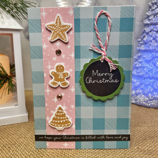 Merry Christmas Gingerbread Card